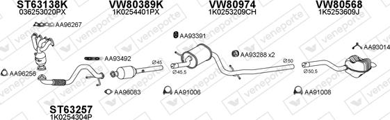 Veneporte 800933 - Impianto gas scarico autozon.pro