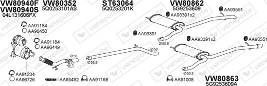 Veneporte 800858 - Impianto gas scarico autozon.pro