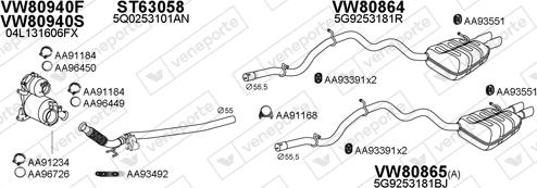 Veneporte 800861 - Impianto gas scarico autozon.pro