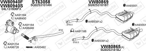 Veneporte 800872 - Impianto gas scarico autozon.pro