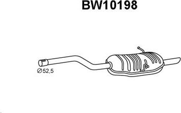 Veneporte BW10198 - Silenziatore posteriore autozon.pro