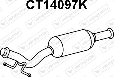 Veneporte CT14097K - Catalizzatore autozon.pro