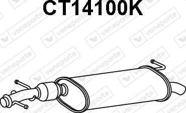 Veneporte CT14100K - Catalizzatore autozon.pro