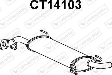 Veneporte CT14103 - Silenziatore posteriore autozon.pro