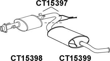 Veneporte CT15399 - Silenziatore posteriore autozon.pro