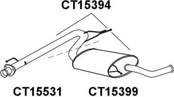 Veneporte CT15394 - Silenziatore posteriore autozon.pro