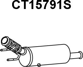 Veneporte CT15791S - Filtro antiparticolato / particellare, Impianto gas scarico autozon.pro