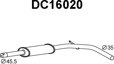 Veneporte DC16020 - Silenziatore centrale autozon.pro