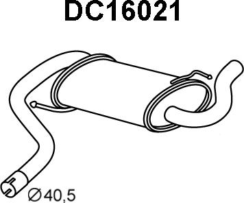 Veneporte DC16021 - Silenziatore posteriore autozon.pro