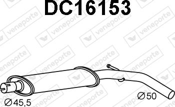 Veneporte DC16153 - Silenziatore centrale autozon.pro