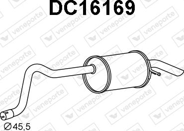 Veneporte DC16169 - Silenziatore posteriore autozon.pro