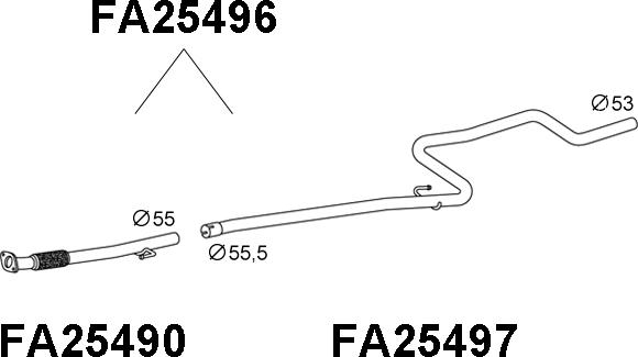 Veneporte FA25496 - Tubo gas scarico autozon.pro