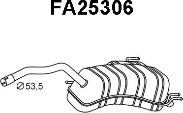 Veneporte FA25306 - Silenziatore posteriore autozon.pro