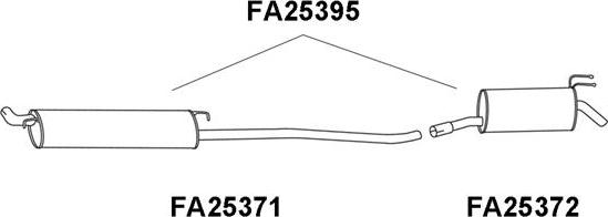 Veneporte FA25371 - Silenziatore anteriore autozon.pro