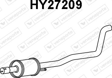 Veneporte HY27209 - Silenziatore anteriore autozon.pro