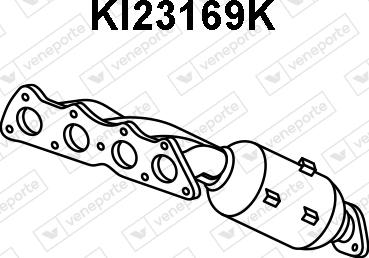 Veneporte KI23169K - Catalizzatore autozon.pro