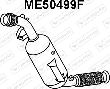 Veneporte ME50499F - Filtro antiparticolato / particellare, Impianto gas scarico autozon.pro