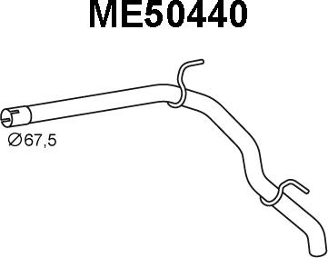 Veneporte ME50440 - Tubo gas scarico autozon.pro