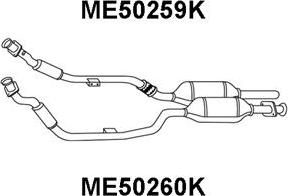 Veneporte ME50259K - Catalizzatore autozon.pro