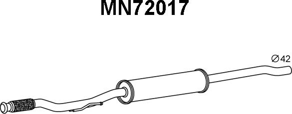 Veneporte MN72017 - Silenziatore anteriore autozon.pro