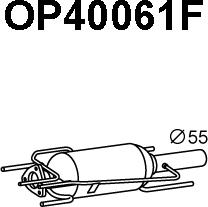 Veneporte OP40061F - Filtro antiparticolato / particellare, Impianto gas scarico autozon.pro