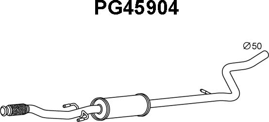 Veneporte PG45904 - Silenziatore anteriore autozon.pro