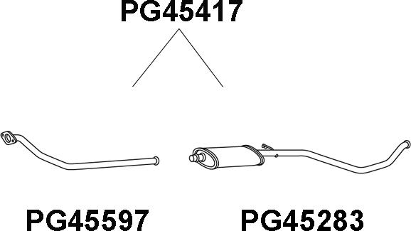 Veneporte PG45417 - Silenziatore anteriore autozon.pro