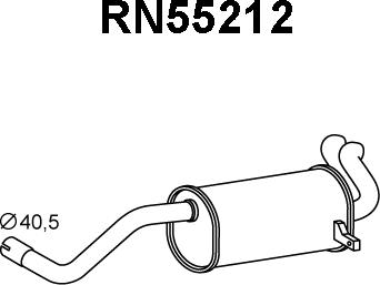 Veneporte RN55212 - Silenziatore posteriore autozon.pro