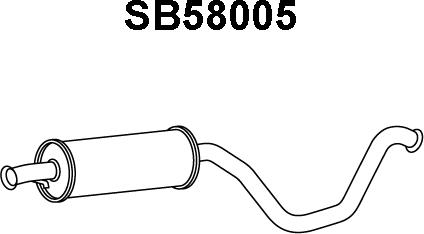 Veneporte SB58005 - Silenziatore anteriore autozon.pro