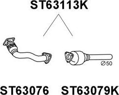 Veneporte ST63113K - Catalizzatore autozon.pro