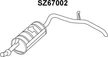 Veneporte SZ67002 - Silenziatore posteriore autozon.pro