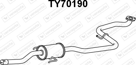 Veneporte TY70190 - Silenziatore anteriore autozon.pro