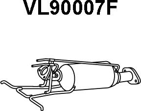 Veneporte VL90007F - Filtro antiparticolato / particellare, Impianto gas scarico autozon.pro