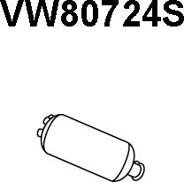 Veneporte VW80724S - Filtro antiparticolato / particellare, Impianto gas scarico autozon.pro