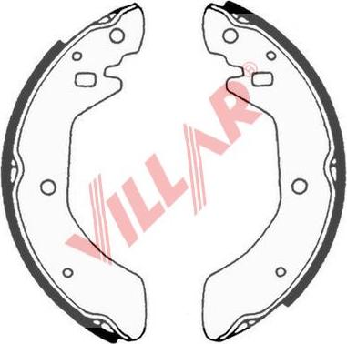 Villar 629.0594 - Kit ganasce freno autozon.pro