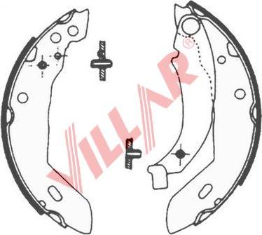 Villar 629.0563 - Kit ganasce freno autozon.pro