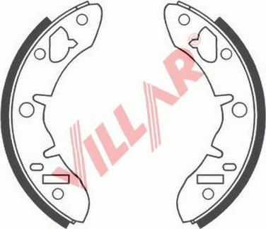 Villar 629.0505 - Kit ganasce freno autozon.pro