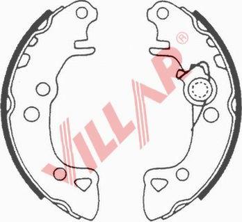 Villar 629.0518 - Kit ganasce freno autozon.pro