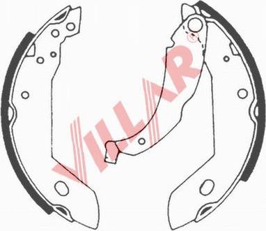 Villar 629.0573 - Kit ganasce freno autozon.pro