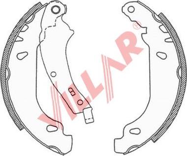 Villar 629.0691 - Kit ganasce freno autozon.pro