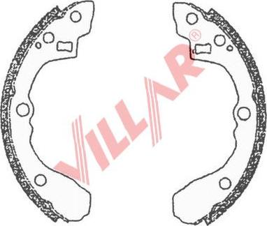 Villar 629.0698 - Kit ganasce freno autozon.pro