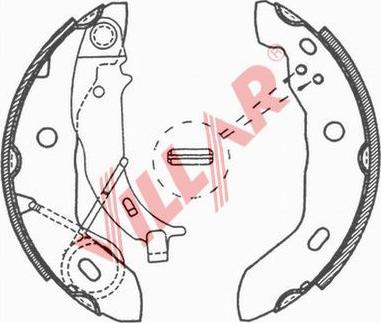 Villar 629.0693 - Kit ganasce freno autozon.pro