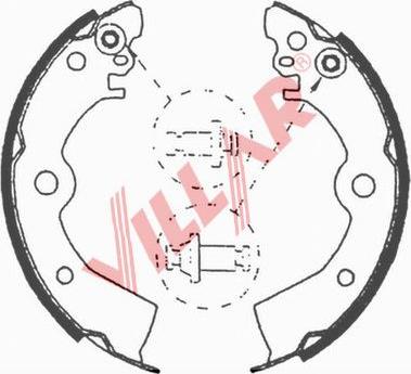 Villar 629.0649 - Kit ganasce freno autozon.pro