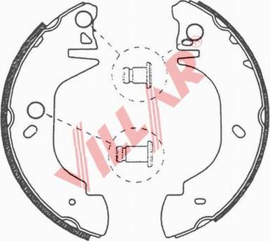 Villar 629.0654 - Kit ganasce freno autozon.pro