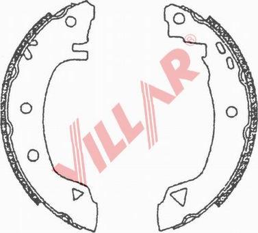 Villar 629.0602 - Kit ganasce freno autozon.pro