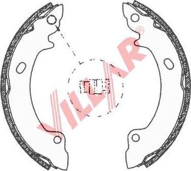 Villar 629.0680 - Kit ganasce freno autozon.pro