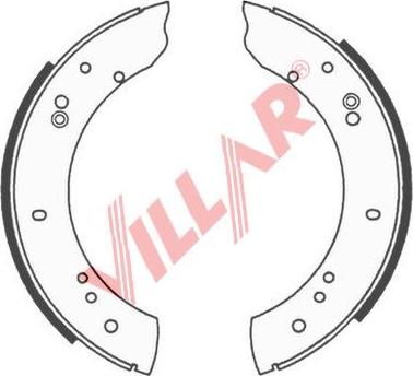 Villar 629.0677 - Kit ganasce freno autozon.pro