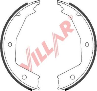 Villar 629.0855 - Kit ganasce, Freno stazionamento autozon.pro