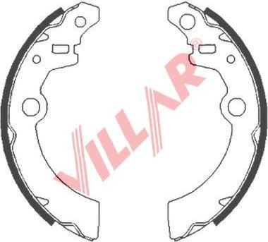 Villar 629.0856 - Kit ganasce freno autozon.pro