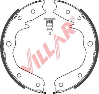 Villar 629.0850 - Kit ganasce, Freno stazionamento autozon.pro